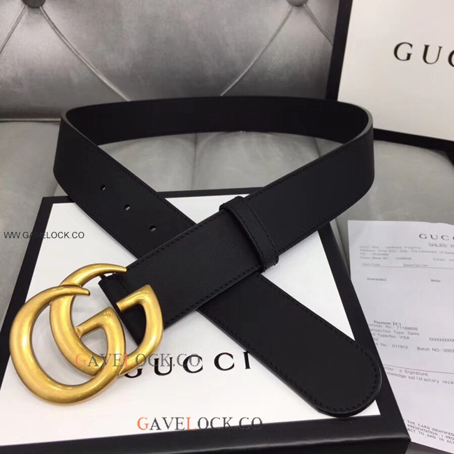 Gucci Belt Retro Gold GG Buckle Best Seller Size 30-38mm